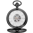 OUYAWEI P08 Classic Mechanical Pocket Watches Roman Numeraals Dial Men Retro Pendant Pocket Watch