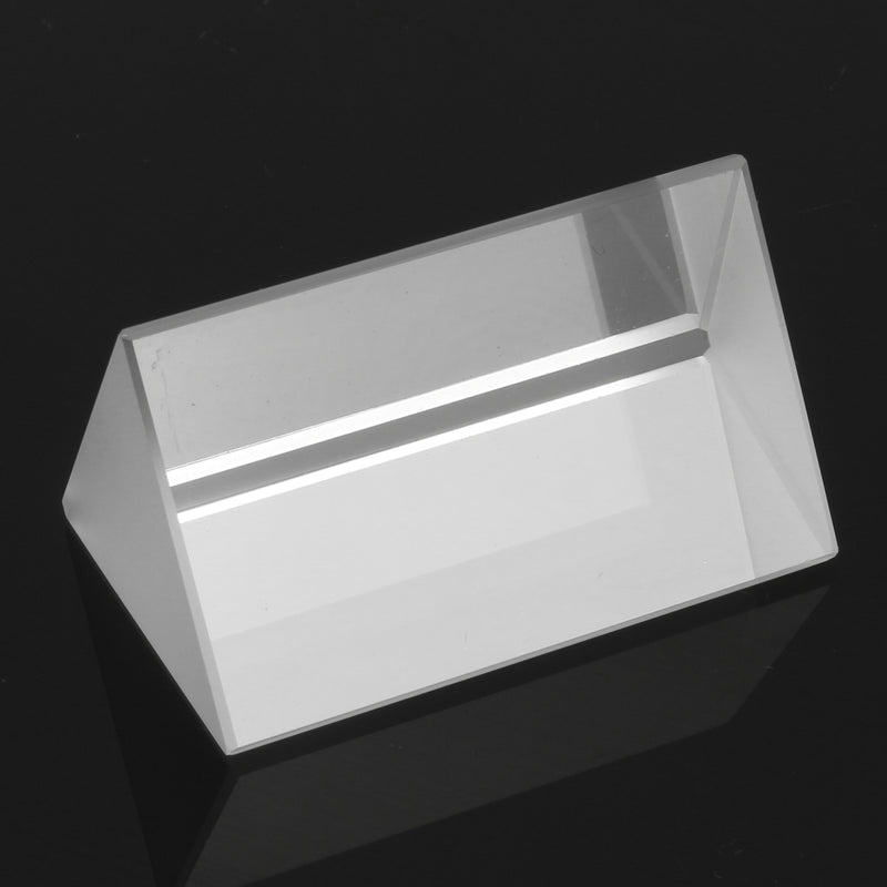 2 Inch Mini Optical Glass Triple Triangular Prism Physics Refractor Light Spectrum
