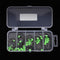 ZANLURE 50pcs/Set Crank Hook With Luminous Soft Non-Slip Block Lure Soft Bait Fishing Hook Set