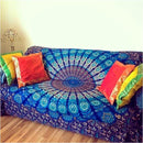 Honana WX-99 New 150x210cm Bohemian Style Polyester Fiber Beach Towel Mat Tapestry Mandala Rectangle Bed Sheet