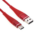 Bakeey Hi-Tensile Type C Cable Braided Charging Data Cable 1M For Oneplus 6 5T Xiaomi Mi8 Mi A1 S9+