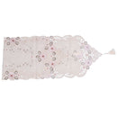 New Table Runner Embroidered Floral Table Cloth Pattern: