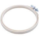 Embroidery Circle Set Hoops Cross Hoop Ring Wooden Round Adjustable Bamboo  T7Z7