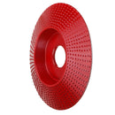 Drillpro 110mm Tungsten Carbide Bevel Wood Shaping Disc Carving Disc 22mm Bore Sanding Grinder Wheel for 115 125 Angle Grinder