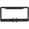 Black Diamond Bling Glitter License Plate Crystal Rhinestone Metal Frame US Car