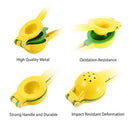 Lemon Squeezer Premium Quality Metal Citrus Squeezer 2-in-1 Lemon Juicer /