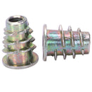 50pcs M5x13mm Screw to Nut Interface Insert Thread for Wood Furniture L4E4