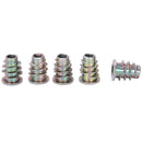 50pcs M5x13mm Screw to Nut Interface Insert Thread for Wood Furniture L4E4