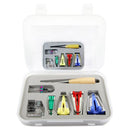 17 Pcs Bias Tape Maker Fold Bias Tape Set with 4 Different Sizes and 13 Too