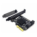 ITHOO PCE4SAT-MR1 4 Ports SATA3.0 RAID PCI-E Expansion Card 6Gbps IPFS Hard Disk RAID Card Adapter for Desktop Computer