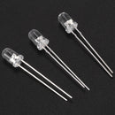 1000pcs F5 5MM White Color White Light Round Super Bright LED Lamp AL T6O7