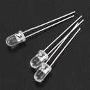 1000pcs F5 5MM White Color White Light Round Super Bright LED Lamp AL T6O7