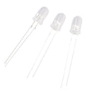 1000pcs F5 5MM White Color White Light Round Super Bright LED Lamp AL T6O7