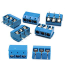 50 Pcs blue ABS KF301-2P 5.08mm 2 Pin Connect Terminal Screw Terminal Conne