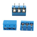 50 Pcs blue ABS KF301-2P 5.08mm 2 Pin Connect Terminal Screw Terminal Conne