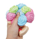 Jumbo Squishy Rose Flower 15*12cm Slow Rising Toy Mother's Day Gift Collection Decor With Packing Box