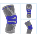 New Gray Elastic Knee Support Bracket Kneepad Adjustable Patella Knee Pad B D5Q7
