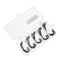 LEO 50pcs/lot 5 Sizes High-carbon Steel Fishing Hook Worm Frog Lure Hooks Bait Hooks With Box