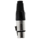 Male / Female XLR Jack 3 Pin Microphone Audio Connector (5 Pair)