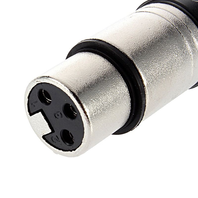Male / Female XLR Jack 3 Pin Microphone Audio Connector (5 Pair)