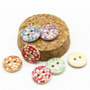 Buttons for Kids Button WOOD Kids Buttons Colorful Mix Scrapbooking Mix 15  L3I5