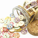 Buttons for Kids Button WOOD Kids Buttons Colorful Mix Scrapbooking Mix 15  L3I5