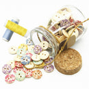 Buttons for Kids Button WOOD Kids Buttons Colorful Mix Scrapbooking Mix 15  L3I5