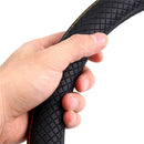 Universal 38cm Black PU leather Anti-slip Car Steering Wheel Covers