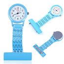 Stainless Steel Arabic Numerals Nurse Watch Colorful Doctor Pocket Watches