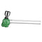 Modern Design 125MM Green Glass Skull Water Pipe Durable