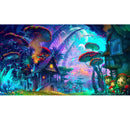 24x36'' Psychedelic Mushroom Town Art Print Fabric Silk Poster Wall Home Decorations