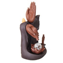 Hand Backflow Ceramic LED Incense Censer Burner Smoke Cones Holder
