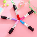 Pack of 12 Pcs 0.5 Mm Cute Cool Novelty Lipstick Shape Ballpoint Pen Office C3X6