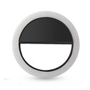 Fashion Selfie Light Portable LED Ring Light Fill for Smart Phone black