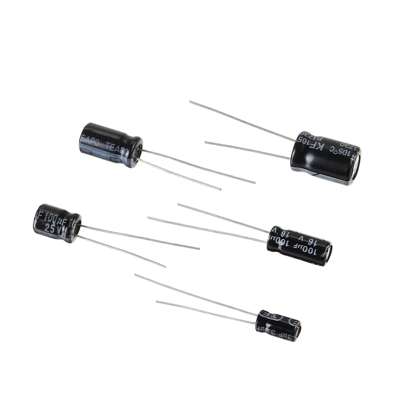 215pcs Electrolytic Capacitor Assortment Kit Set Box