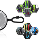 10pcs Aluminum Alloy Carabiner Shaped D Keychain Random Color -75mm * 40mm