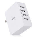 SSK 4 USB Port 5V 5A US Plug USB Charger Tablet Charger