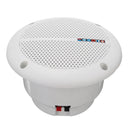 1 Pair Waterproof 25W Full Range Marine Boat Ceiling Wall Speakers Lawn Gar