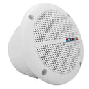 1 Pair Waterproof 25W Full Range Marine Boat Ceiling Wall Speakers Lawn Gar