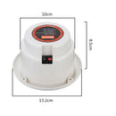 1 Pair Waterproof 25W Full Range Marine Boat Ceiling Wall Speakers Lawn Gar