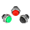 3A 125V Momentary Push Button Switch OFF-ON Horn Plastic Red Black