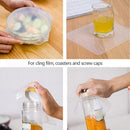 Silicone Storage Covers, 4 Pack of Various Sizes Silicone Stretch Lids for