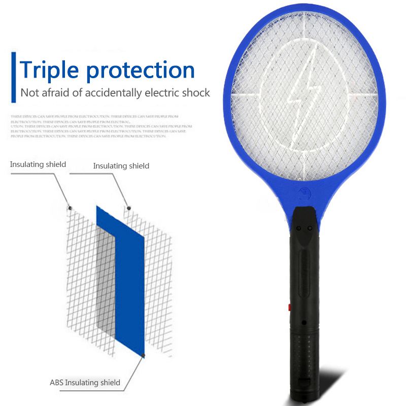 Mosquito Killer Electric Tennis Racket Insect Fly Bug Zapper Wasp Swatter