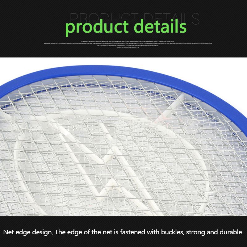 Mosquito Killer Electric Tennis Racket Insect Fly Bug Zapper Wasp Swatter