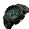 SKMEI 1207 Men Sport Chorongraph 50M Waterproof Luminous Dual Display Digital Watch