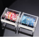 2 pack Transparent visible Desktop Tape Dispenser (not included Masking Tap
