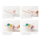 2 pack Transparent visible Desktop Tape Dispenser (not included Masking Tap