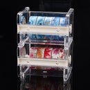 2 pack Transparent visible Desktop Tape Dispenser (not included Masking Tap