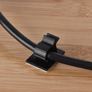 Adjustable Cable Clips Adhesive Nylon Wire Clamps Black 50 Pcs M2H2