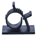 Adjustable Cable Clips Adhesive Nylon Wire Clamps Black 50 Pcs M2H2